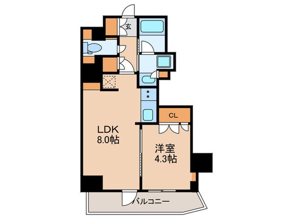 ｻﾞ・ﾊﾟｰｸﾊﾋﾞｵ文京目白台ﾌﾟﾚｲｽの物件間取画像